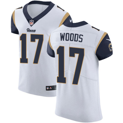 Nike Rams #17 Robert Woods White Men's Stitched NFL Vapor Untouchable Elite Jersey
